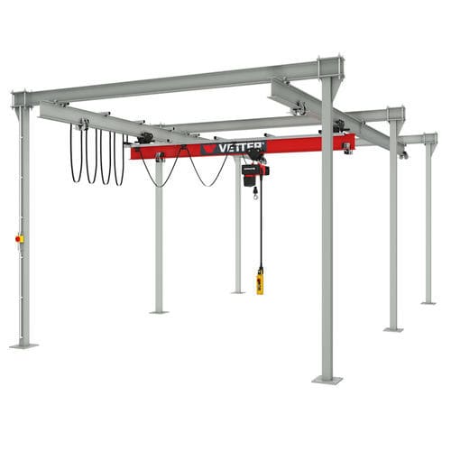 轨道龙门吊 - P400 - VETTER Krantechnik GmbH - 用于车间 / 电动 / 悬挂式