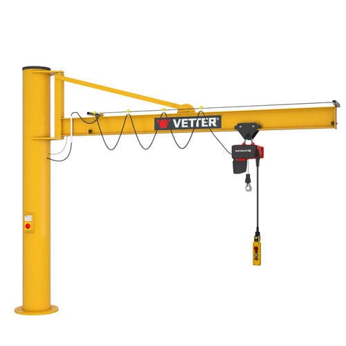 立柱式旋臂起重机 - PS - VETTER Krantechnik GmbH - 壁挂 / 270° / 电控型