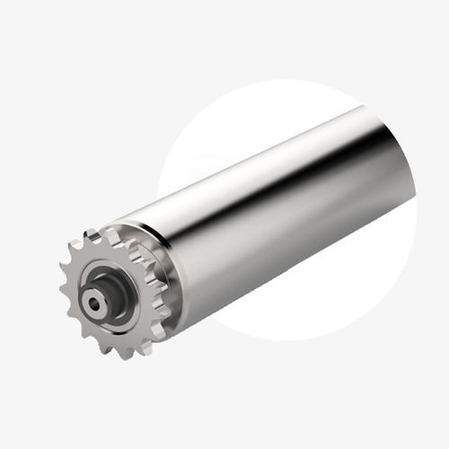 单链轮发动机输送滚筒 - E series - Euroroll GmbH - 链条驱动 / 钢 / 重载