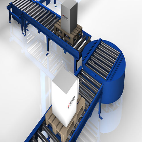 辊式输送旋转工作台 - Binder GmbH Fördertechnik - 电机驱动 / 用于输送机 / 食品工业