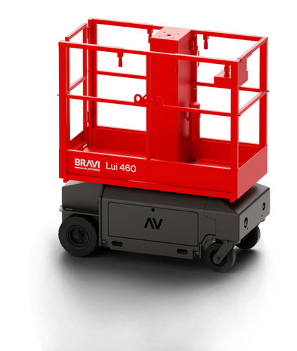 移动式升降工作平台 - Lui 460 - BRAVI PLATFORMS - 电池动力 / 窄巷道 / 紧凑型