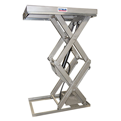 单剪式升降平台 - TLD 1000SS stainless steel - KRAUS Betriebsausstattung und Fördertechnik GmbH - 电动液压 / 固定