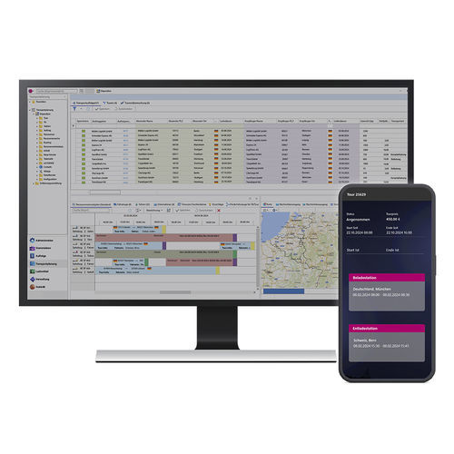 管理软件 - CarLo® inTOUCH - Soloplan GmbH Software für Logistik und Planung - 监控 / 创建制作用 / 规划