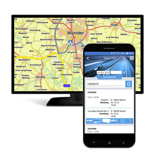 工作流管理移动应用 - AppSped  - LIS Logistische Informationssysteme AG - 任务规划 / 物流优化 / 用于培训