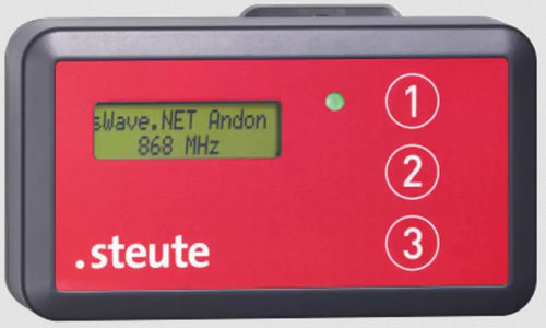 触摸屏按钮式开关 - RF MAKD 3F-NET - steute Technologies GmbH & Co. KG/斯陶特 - IP40 / 耐化学腐蚀 / LED照明
