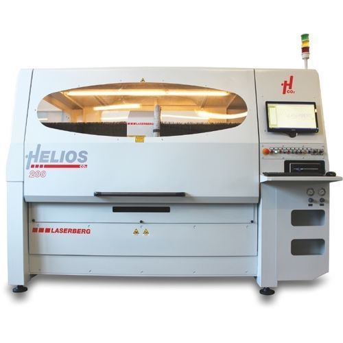 激光切割绘图仪 - HELIOS CO2 - LASERBERG TECH SRL - 用于织物 / 用于塑料 / 木材