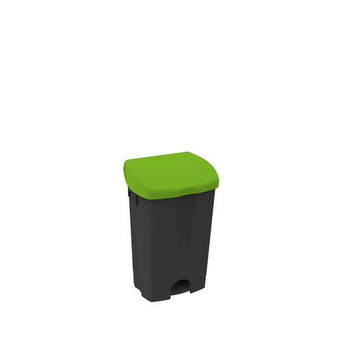 聚丙烯垃圾桶 - BLACK IS GREEN™ - ICA - 带盖 / 脚踏式
