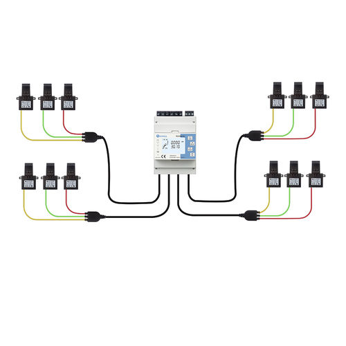 三相电能表 - TC55M-RJ-4 NON-MID - Rayfull Electric Technology(Zhejiang)Co., Ltd. - MODBUS / LCD显示 / 多路
