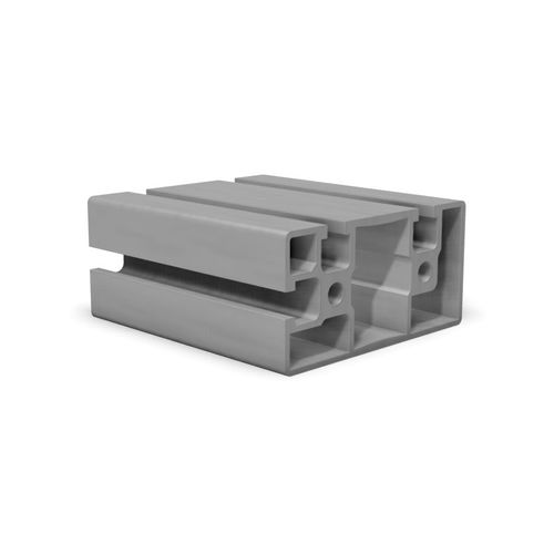 阳极氧化铝型材 - B1260 - trimat srl - 凹凸 / 矩形 / 工业