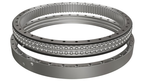 双排回转支承 - Tecma Drive - 内齿 / 滚珠 / 用于公共施工/起重机/挖掘机