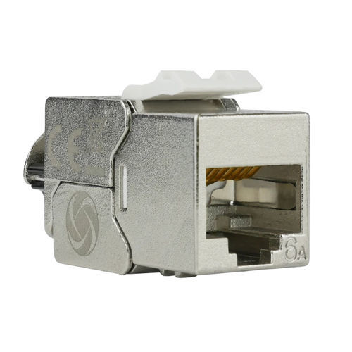 数据连接器模块 - 20309 - AIXONTEC - RJ45 / 屏蔽 / 黄铜