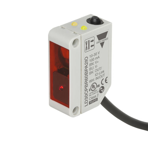可消除前景光电探测器 - LD30CPBR60BPA2IO - Carlo Gavazzi Automation SpA - 可消除背景 / 矩形 / 激光
