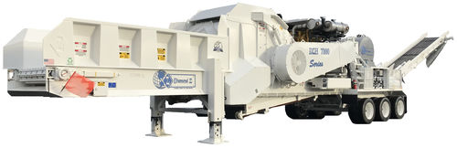 废料粉碎机 - DZH7000 series - Diamond Z - 圆柱 / 卧式 / 移动