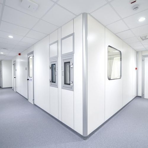 岩棉内芯夹芯板 - Cleanroom Italia srl - 铝表面 / 墙面