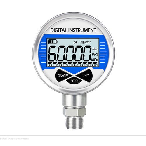 LCD显示压力计 - YK60 - Xi'an Yunyi Instrument Co., Ltd. - NPT 1/4 / 不锈钢 / 用于气体