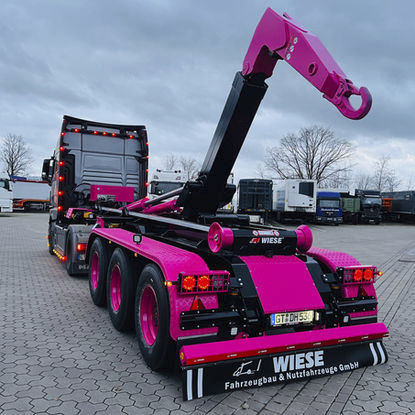 翻斗半挂车 - WAK-3-30 SK-6750 - Wiese GmbH & Co. KG Fahrzeugbau u. Nutzfahrzeuge - 卡车用钩形 / 3车轴