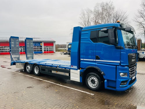 运输卡车 - LKW MAN TGX 26.440 6x2-4 LL - Wiese GmbH & Co. KG Fahrzeugbau u. Nutzfahrzeuge - 3车轴 / 工程 / 用于搬运车