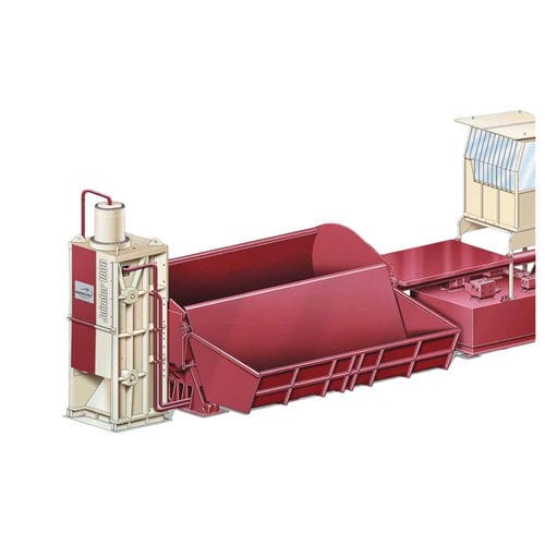 废料粉碎机 - JDR1000 - Parfer Siti srl - 液压 / 卧式 / 用于废料回收