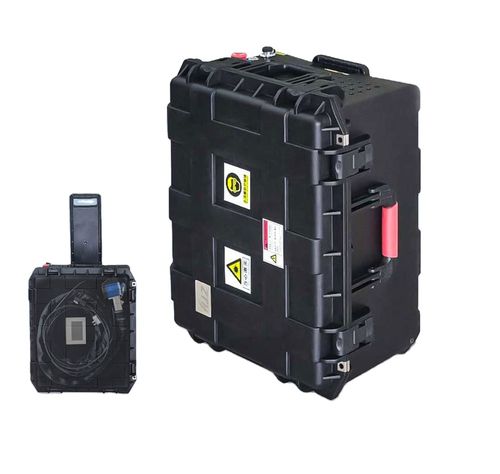 激光清洗机 - QX-120S - Wuhan SWT Laser Technology - 手动 / 工业 / 用于金属零件