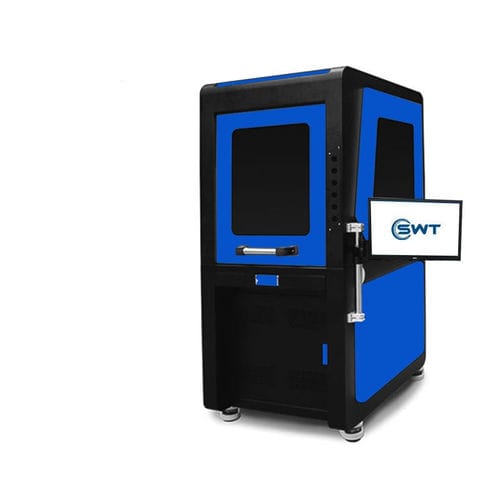 光纤激光打标机 - DB-02 100W - Wuhan SWT Laser Technology - 金属 / 石材 / 用于铝