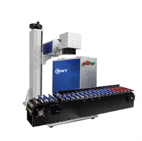 紫外线激光打标机 - UVDB-V5W - Wuhan SWT Laser Technology - 用于玻璃 / 集成式 / 手动