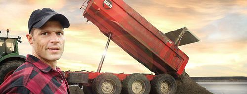 翻斗拖车 - Maxxim - BV Beco - 用于工业材料 / 工地 / 双车轴