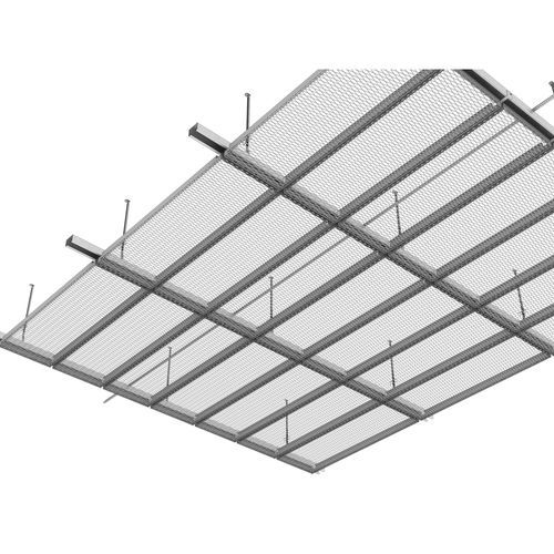 拉伸金属板 - LMD-St 213 BWS series - Lindner Group - 金属 / 用于天花板