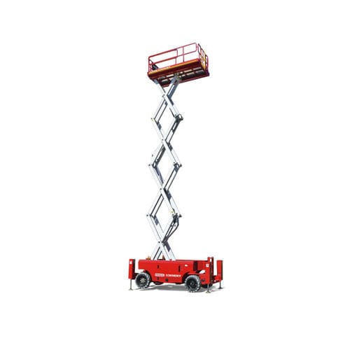 不平地形剪叉式升降机 - 3369ERT - MEC AERIAL WORK PLATFORMS - 带轮 / 电池动力 / 调平