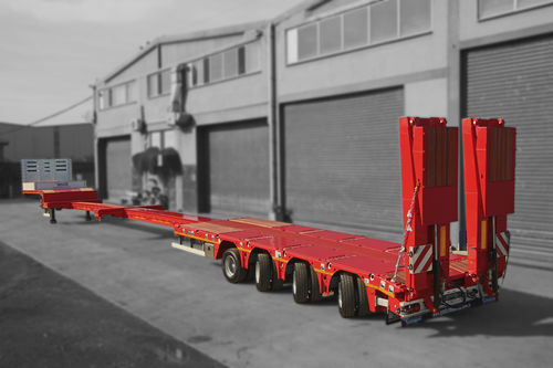 托盘半挂车 - YALCIN DORSE DAMPER SAN. VE TIC. LTD. STI - 鹅颈式 / 工地 / 农用机械用