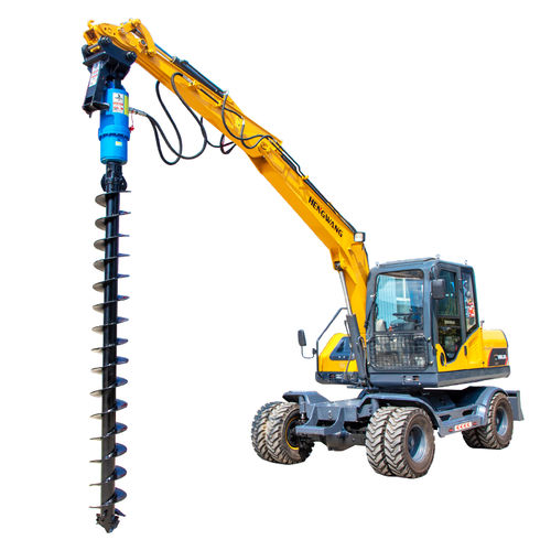 安装在挖掘机上打桩机 - HW8000A - Shandong Hengwang Group Co., Ltd.
