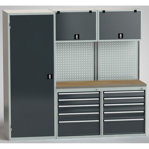 储藏柜 - SW2022-N02 - KLW LUTZ - 落地式 / 2 屉式 / 平开门