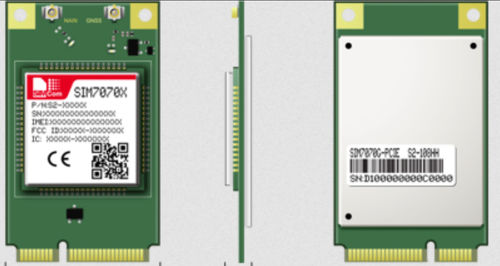 USB无线模块 - SIM7070E-PCIE - SIMCom Wireless Solutions Ltd. - 数据 / PCIe / GPRS