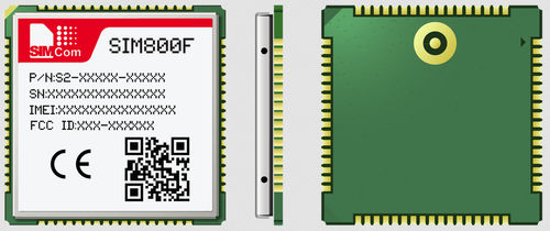 蓝牙无线模块 - SIM800F - SIMCom Wireless Solutions Ltd. - 集成式 / 数据 / 紧凑型