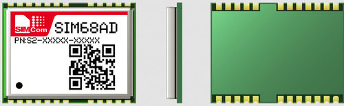 源天线GNSS模块 - SIM68AD - SIMCom Wireless Solutions Ltd. - GPS / GLONASS / QZSS