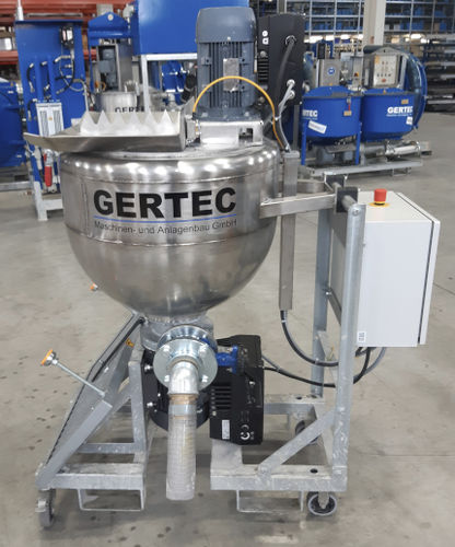 分批混合机 - CIM-100-E - GERTEC - 动态 / 立式 / 移动式