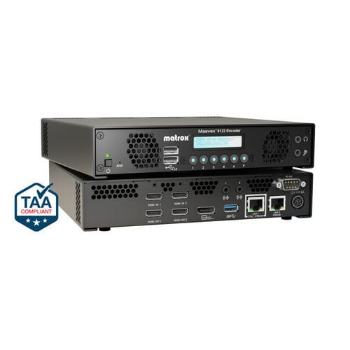 编码器解码器 - Maevex 6122 - Matrox Video - 音频 / 视频 / 以太网