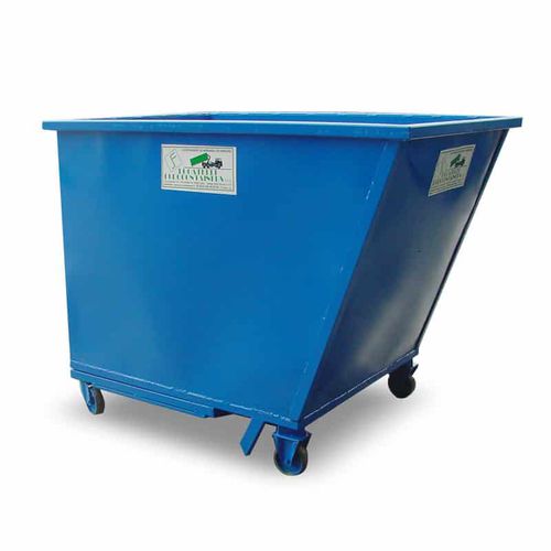 转运推车 - Locatelli Eurocontainers - 金属 / 用于废料箱 / 四轮驱动