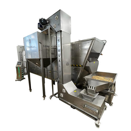 杏仁烘焙机 - SVL250 - SEVVALUSA Nut Processing and Packaging Solutions - 花生 / 鹰嘴豆 / 连续式
