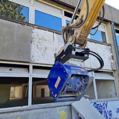 挖掘机用冷铣刨机 - EX 70 HD - KEMROC Spezialmaschinen GmbH - 沥青 / 用于混凝土