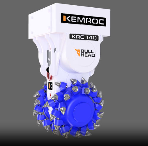 挖掘机圆柱铣刀 - KRC 140 - KEMROC Spezialmaschinen GmbH - 旋转式