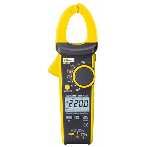 数字钳形万用表 - IM-336 - DISTRIMESURE - iMesure - 手持式 / 1000 V / 600 A