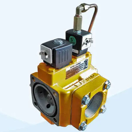 先导式电磁阀 - DTLCD50 - Zhejiang Datian Machine Co., ltd - 双通 / 用于燃料油 / 大型