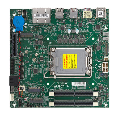 Mini-ITX主板 - X13SAV-PS - SUPERMICRO - Intel® Core i3 / Intel® Core i5 / Intel® Core i7