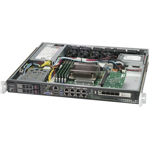 机架式机箱 - 513BTQC-350B - SUPERMICRO - 1U / 底板 / 2 个碟片插槽