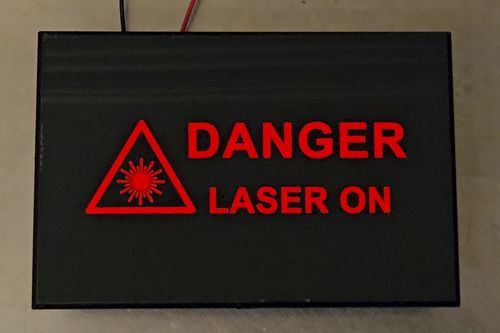 发光安全指示牌 - Laser Welder - 激光