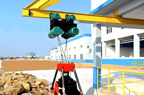 单梁桥式起重机 - LDY - HUAGONG INDUSTRY GROUP - 带抓斗 / 带提升机 / 轻载