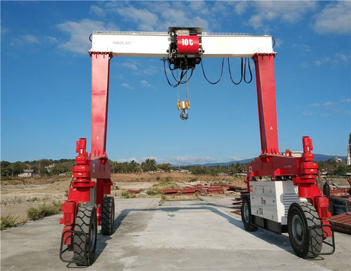 轮胎式龙门吊 - F series - Xinxiang MAGICART Cranes Co., Ltd - 土建工程 / 用于车间 / 物流