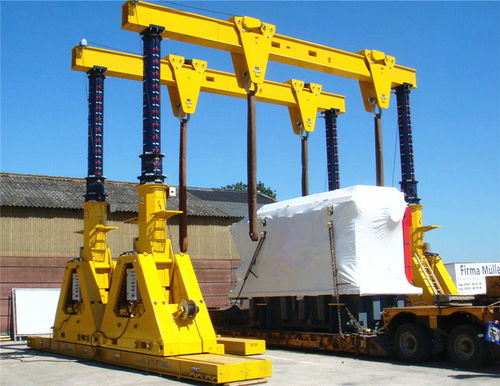 液压龙门吊 - HG series - Xinxiang MAGICART Cranes Co., Ltd - 用于预制件工地 / 土建工程 / 用于车间