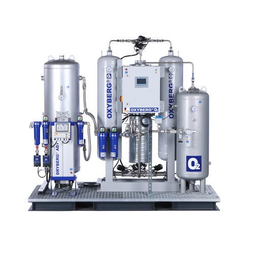 PSA氧气发生器 - OXYBERG®500 - 800 - BERG Kompressoren GmbH - 用于高纯度应用 / 医用 / 工艺流程