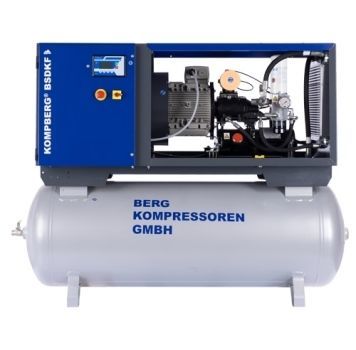 螺杆压缩机 - KOMPBERG® BSDKF15 - BERG Kompressoren GmbH - 空气 / 电动式 / 固定式